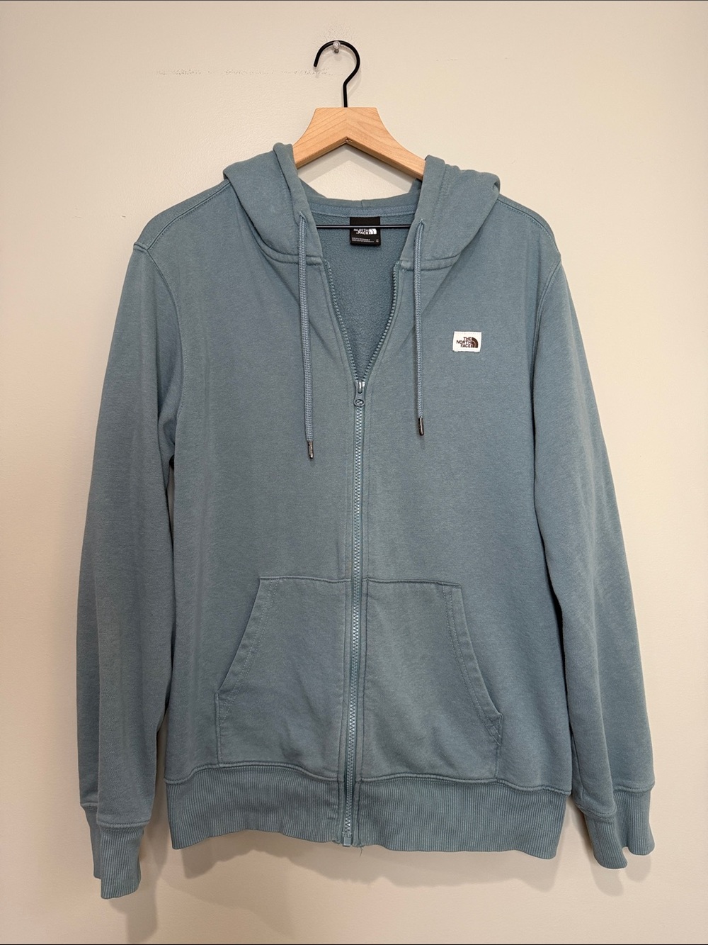 The North Face Men's Full-Zip Hoodie - Dusty Blue Medium